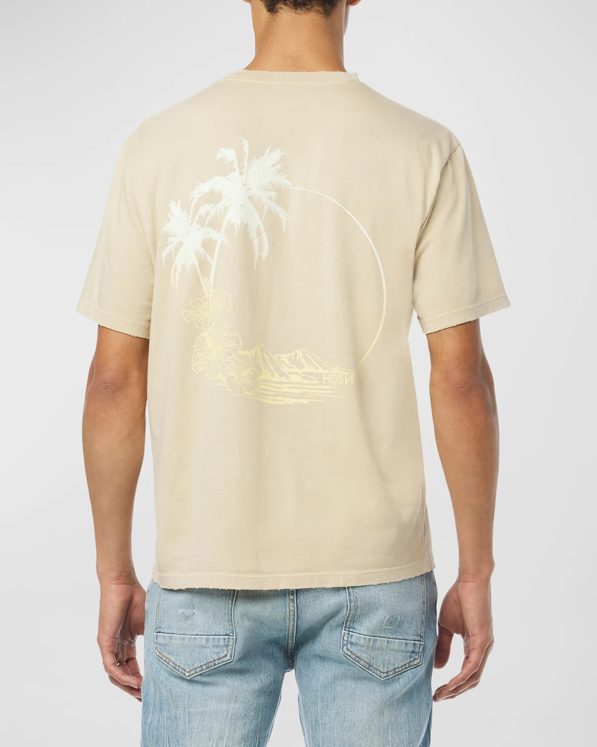 HUDSON Men's Vintage Palm Graphic T-Shirt