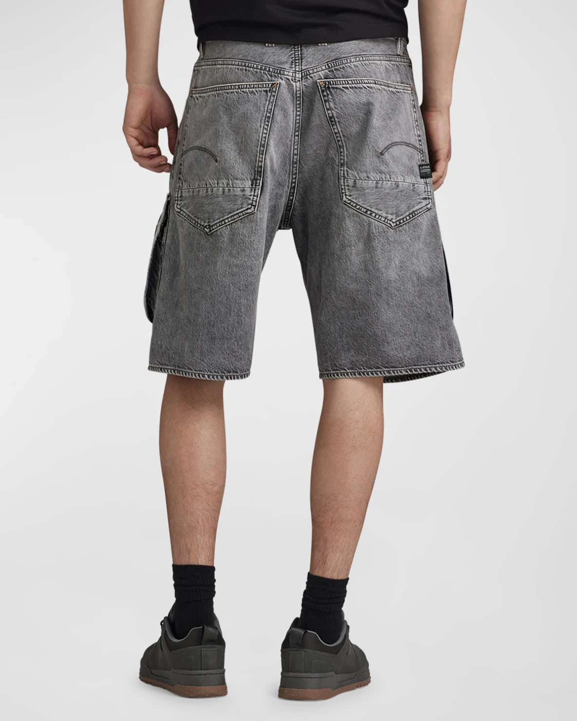 G-STAR RAW Men's Loose Denim Cargo Shorts