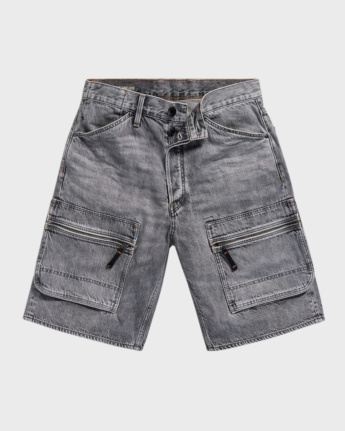 G-STAR RAW Men's Loose Denim Cargo Shorts