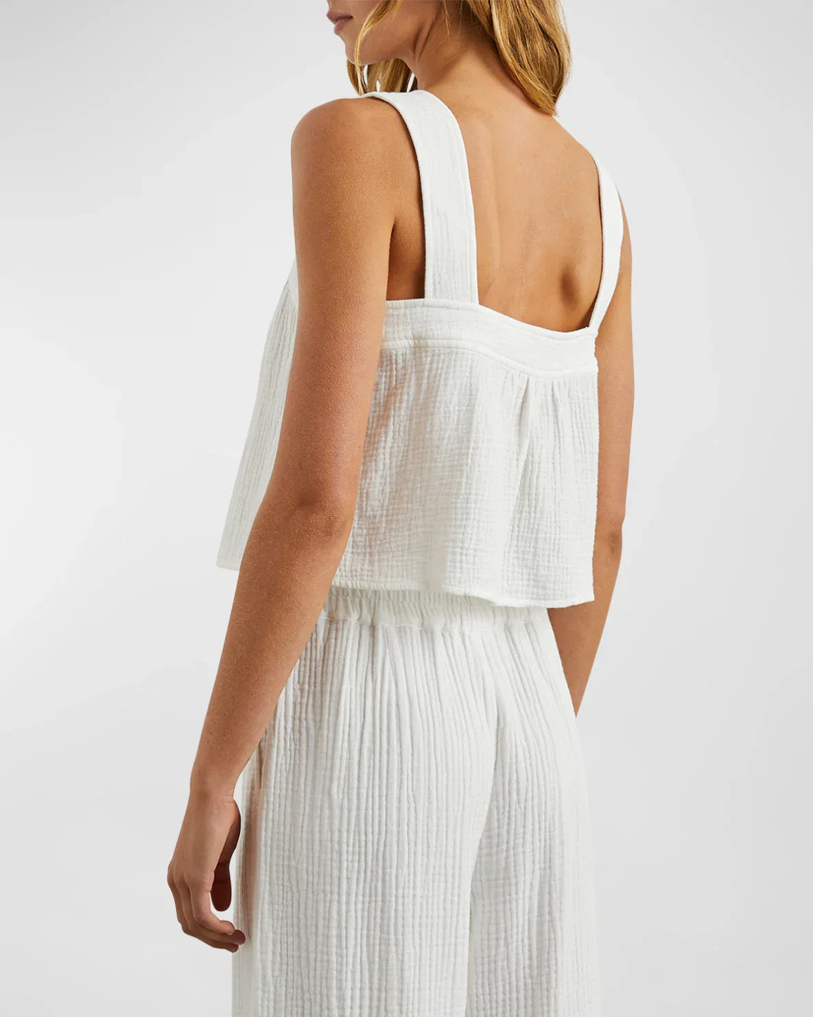 RAILS Enya Gauze Cropped Tank Top