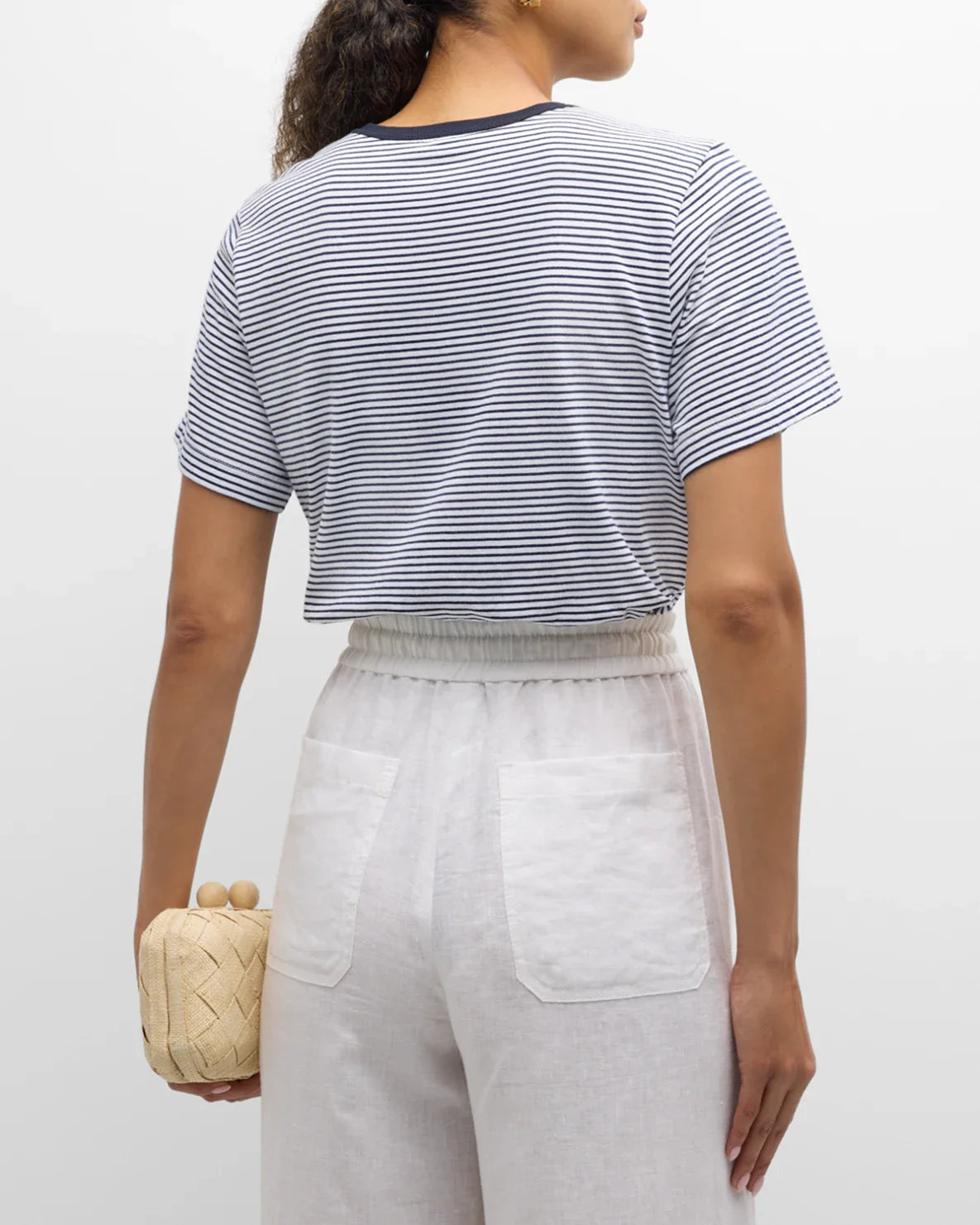 Julia Stripe Crewneck Tee