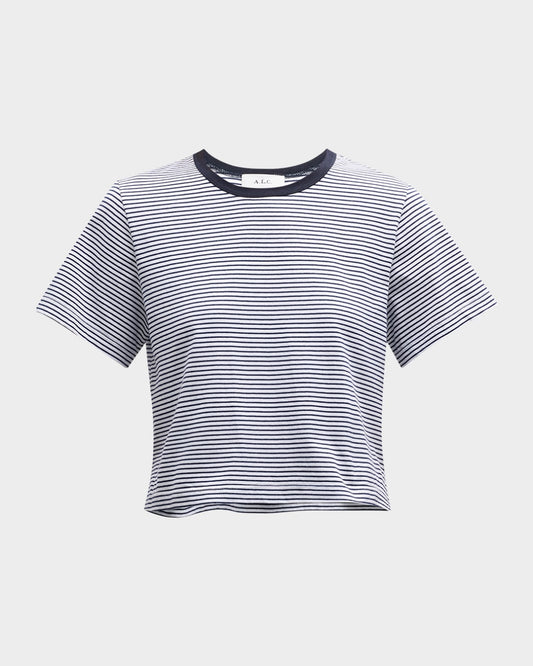 Julia Stripe Crewneck Tee
