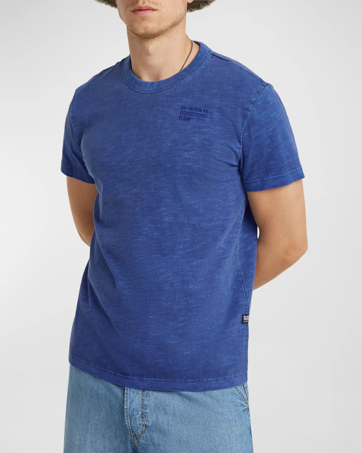 G-STAR RAW Men's Musa Stencil Pigment-Dyed T-Shirt