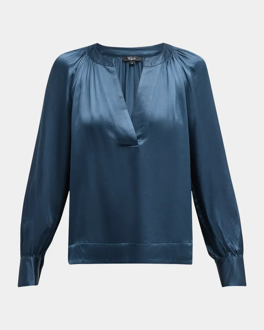 Neck Satin Blouse