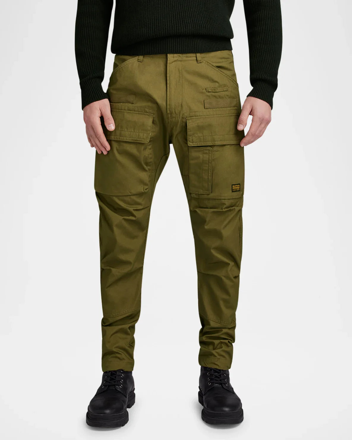 3D Regular Tapered Cargo Pants