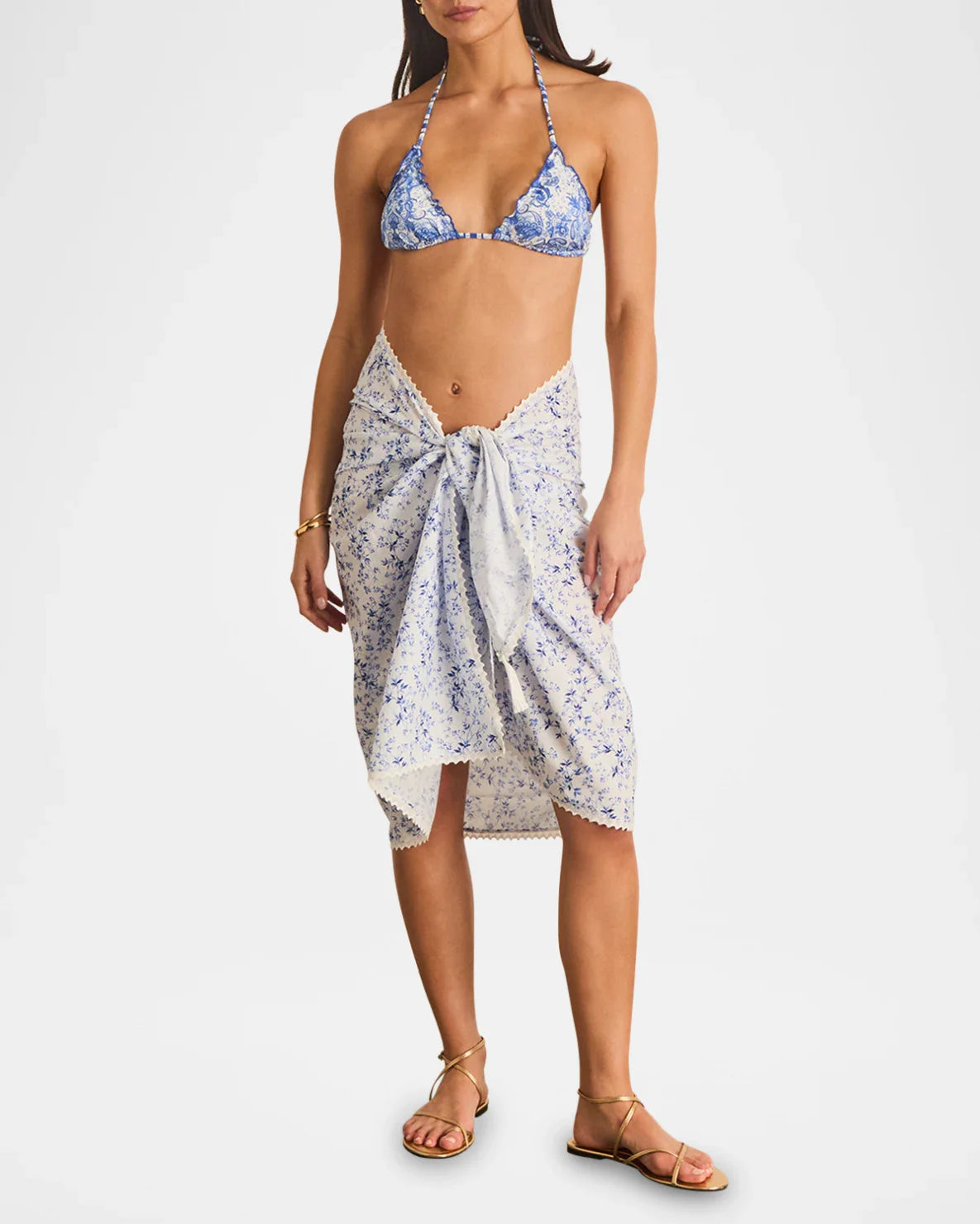 AQUA BLU AUSTRALIA Linen Pareo Coverup