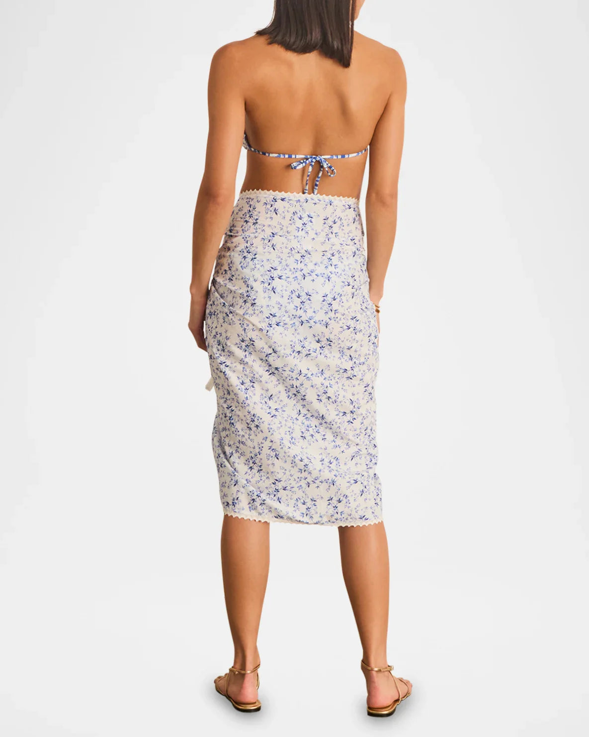 AQUA BLU AUSTRALIA Linen Pareo Coverup