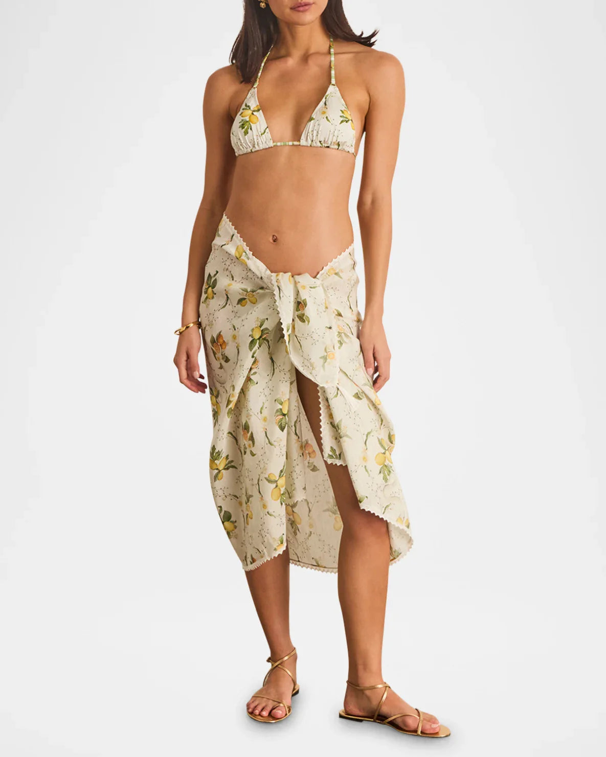 AQUA BLU AUSTRALIA Linen Pareo Coverup